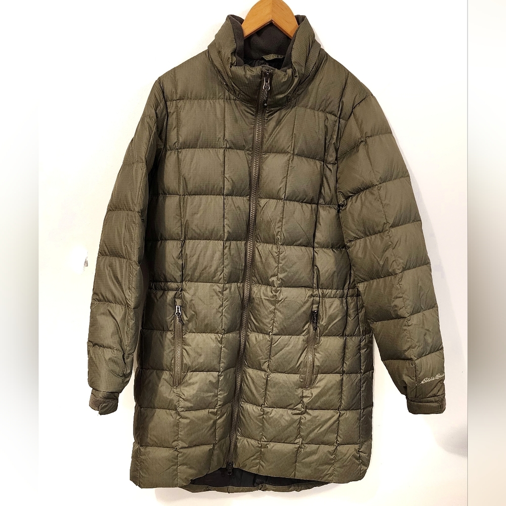 Eddie Bauer Women's Altamira Down Quilted Long Parka Size Large